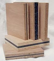 Soundproofing sandwich panel rubberwood