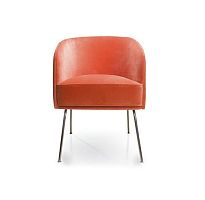 Contemporary chair BECKYindoorfabriclacquered metal base