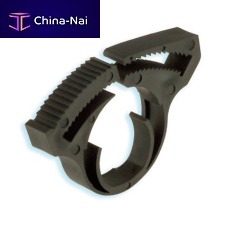 Nylon hose clamp LHC series with double toothed jawsreusabledouble