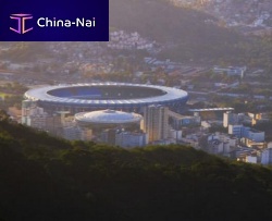 Cable-and-membrane tensile structure MARACAN MRIO FILHOroofwith PTFE membranefor stadium