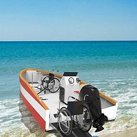 Outboard center console boat 650 PMRhydro-jetside consolefishing
