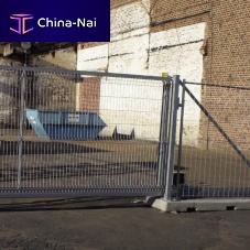 Sliding gate TEMPOFOR SCgalvanised steelwelded meshmotorized