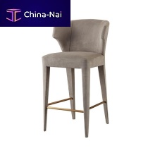 Contemporary bar chair LAPELindoorfabricupholstered