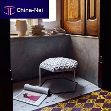 Contemporary ottoman Hiveleathersheet steelthermoplastic