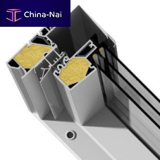 PVC window profile SOLID+thermally-insulated