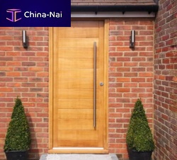 Entry door woodenswingsemi-glazed