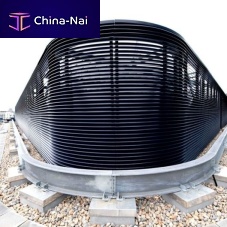 Extruded aluminum ventilated facade CONTOUR 30Z SOLID