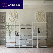 Free-standing bookcase PLAINmodularcontemporarycommercial