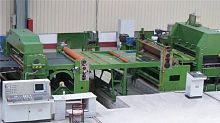 Sheet extrusion line for thermoplastics
