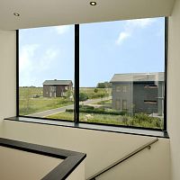 Aluminum window FUTURALfixeddouble-glazedgray