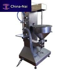 Weight dosing dispenser semi-automaticwith mixerwith transfer hopper