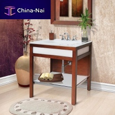 Stainless steel washbasin stand 5234-MWNwalnut