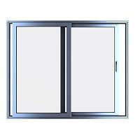 Aluminum sliding system SL 45stainless steelglass doorconcealed runner