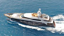 Cruising super-yacht IRAwheelhousehard-topdisplacement hull