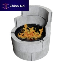 Wood-burning barbecue GLADSTONEfixedstone