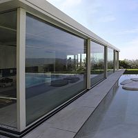 Sliding patio door Vetratebi-fold3 leavesdouble leaf