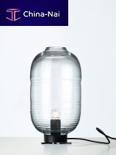 Table lamp LANTERNglasscontemporarycorded