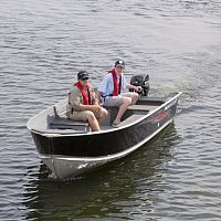 Outboard small boat 16 Big Fishsport-fishing5-person max.