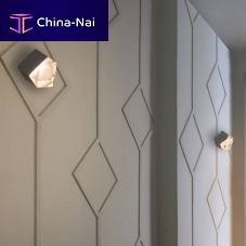 Contemporary wall light ASTROindoormetalglass