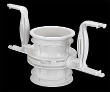 Butterfly valve AVAXmanualstainless steelplastic