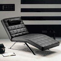 Contemporary chaise longue CLIOfabricleatheradjustable backrest