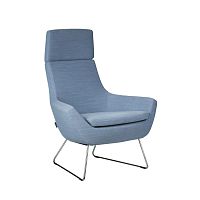 Contemporary armchair HAPPYfabricaluminumsteel