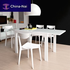 Contemporary table ARTlacquered woodrectangularextending