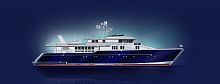 Cruising mega-yacht MY 50raised pilothouse6-cabinsteel