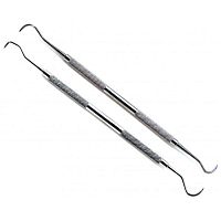 Periodontal scaler TI-03-1015complete setdouble-endedstainless steel