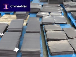 Rubber-bonded ferrite magnet ringblockroll