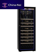 Serving wine cabinet V-CHAMP-Lcommercialfree-standingsteel