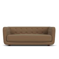 Contemporary sofa VILHELMfabricbrownbeige