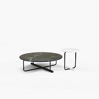 Contemporary coffee table TOTOsheet steelmarblecowhide