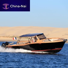 Outboard center console boat PICNIC OPEN 10M HBtwin-enginesportwooden