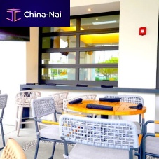 Aluminum window VERTISTACK CLEARsliding and stackingdouble-glazeddouble leaf
