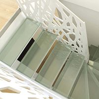 Metal handrail