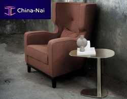 Contemporary armchair DEMETRIOfabricwingwith removable cushion