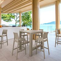 Contemporary bar chair MAYA 75outdoorindoorpolypropylene