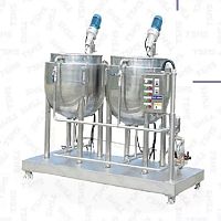 Rotary drum mixer WJ-006-400Lin-linefor liquidsvertical