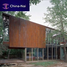 Shingle cladding ARKANSAS HOUSEwoodenmetalvertical