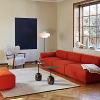 Modular sofa DEVELIUS contemporaryfabricgray