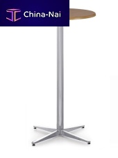 Contemporary high bar table PITCHstainless steelcircularfor public building