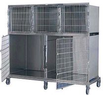 5-compartment veterinary cage containmentfor catsfor dogs