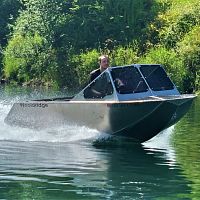Inboard runabout RIVER RATdual-consoleopensport-fishing