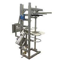 Foodstuff cutting machine .