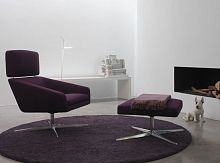 Contemporary armchair SILLON fabricby Studio Lievore Altherr Molinaswivel