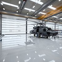 Lifting door Hubtore SPACELITE®stainless steelaluminumsteel
