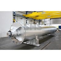 Horizontal dryer Dvacuumcontinuousfor the food industry