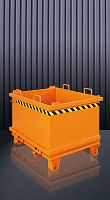 Steel waste container 2032 seriesfor urban wasteopen