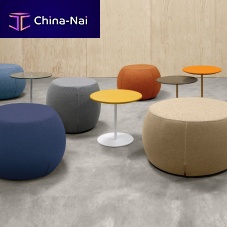 Contemporary pedestal table JOLLYwoodenroundhome